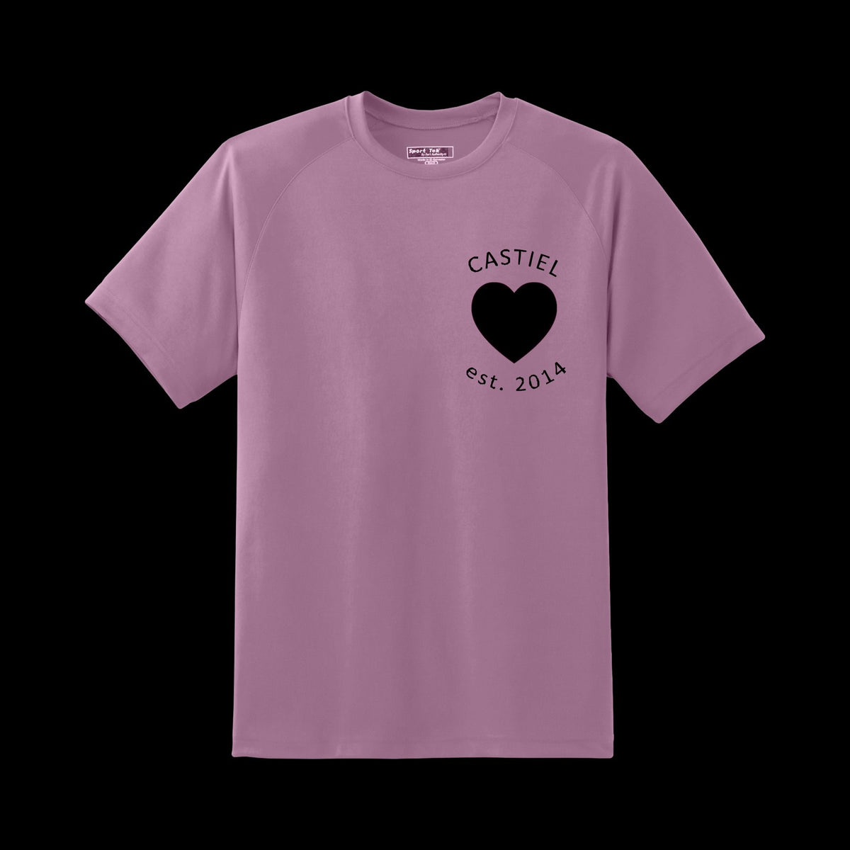 Castiel – Love Crew T-Shirt, pink, front